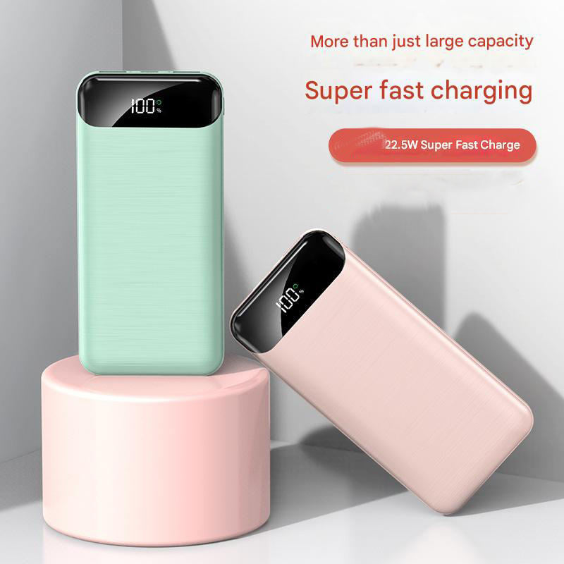 Ultra-Slim Power Bank with LCD Display and Fast Charging Function Bowlift