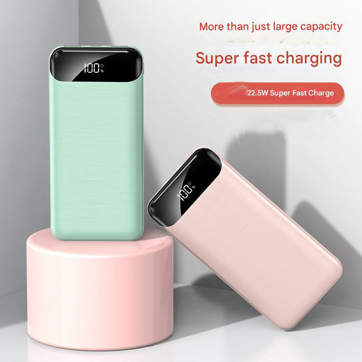 Ultra-Slim Power Bank with LCD Display and Fast Charging Function Bowlift