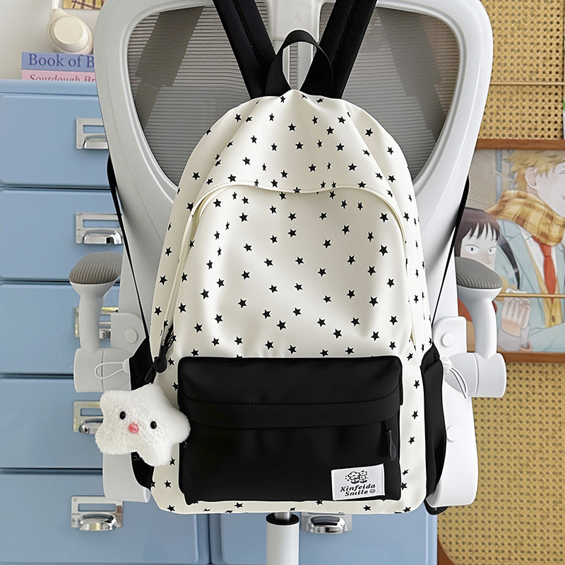 Fashionable Dual Pocket Backpack