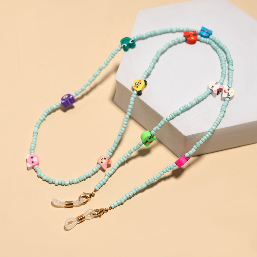 Beaded Eyewear Chain Bowlift