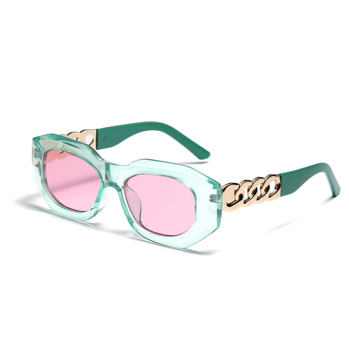 Ladies fashionable sunglasses with luxurious chain frame Bowlift