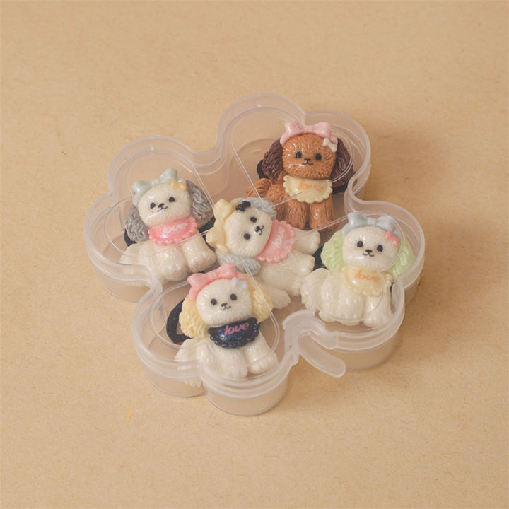 Floral-Shaped Multi-Compartment Storage Container Bowlift