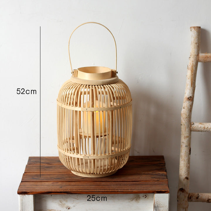 Decorative Lantern made of Rattan Bowlift
