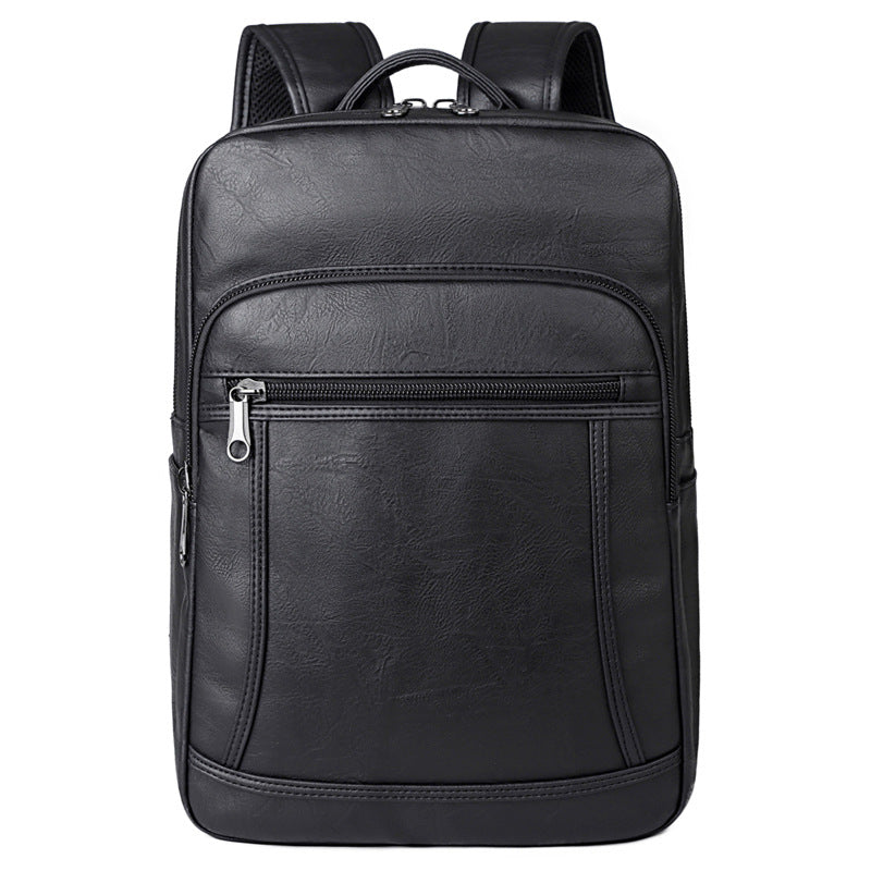 Elegant Backpack Made of Faux Leather with Multiple Compartments Bowlift
