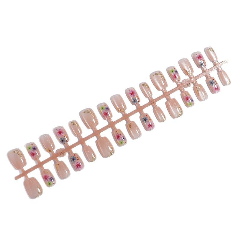 Floral Art Design Press-On Nails Bowlift 1787225366