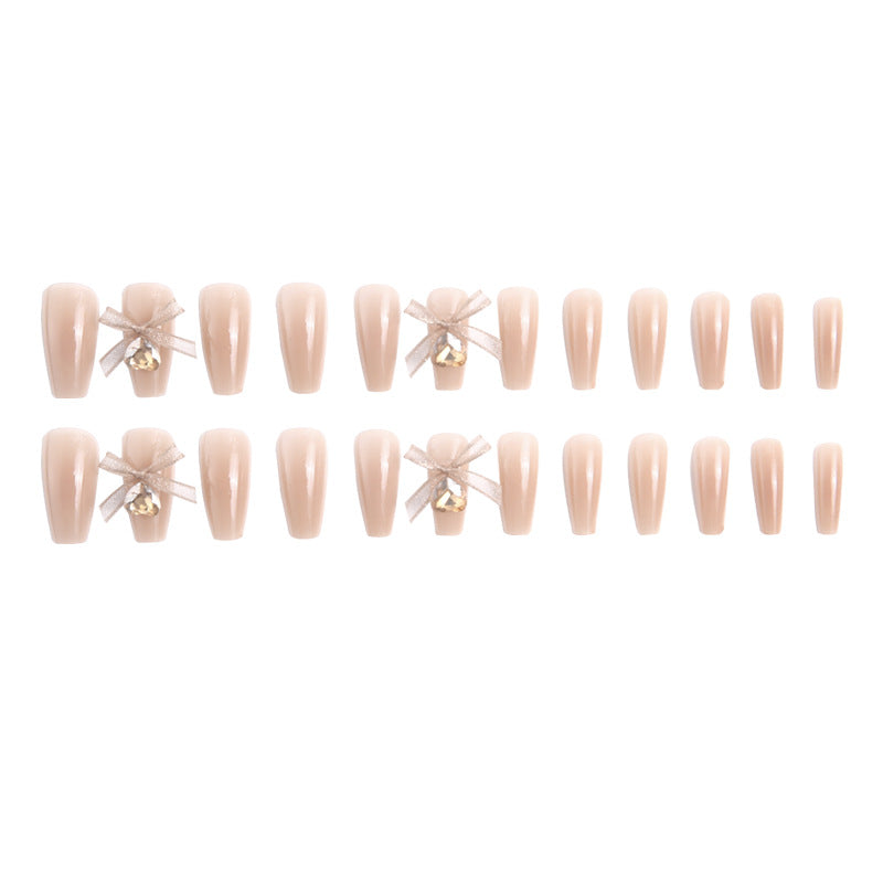 Artificial nail set with elegant 3D patterns and delicate accents Bowlift