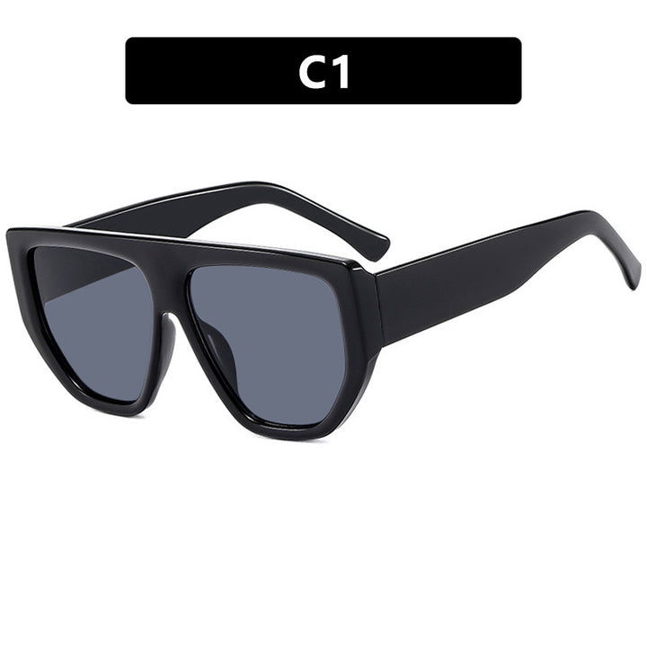 Women's fashionable oversized sunglasses with innovative Bowlift frame
