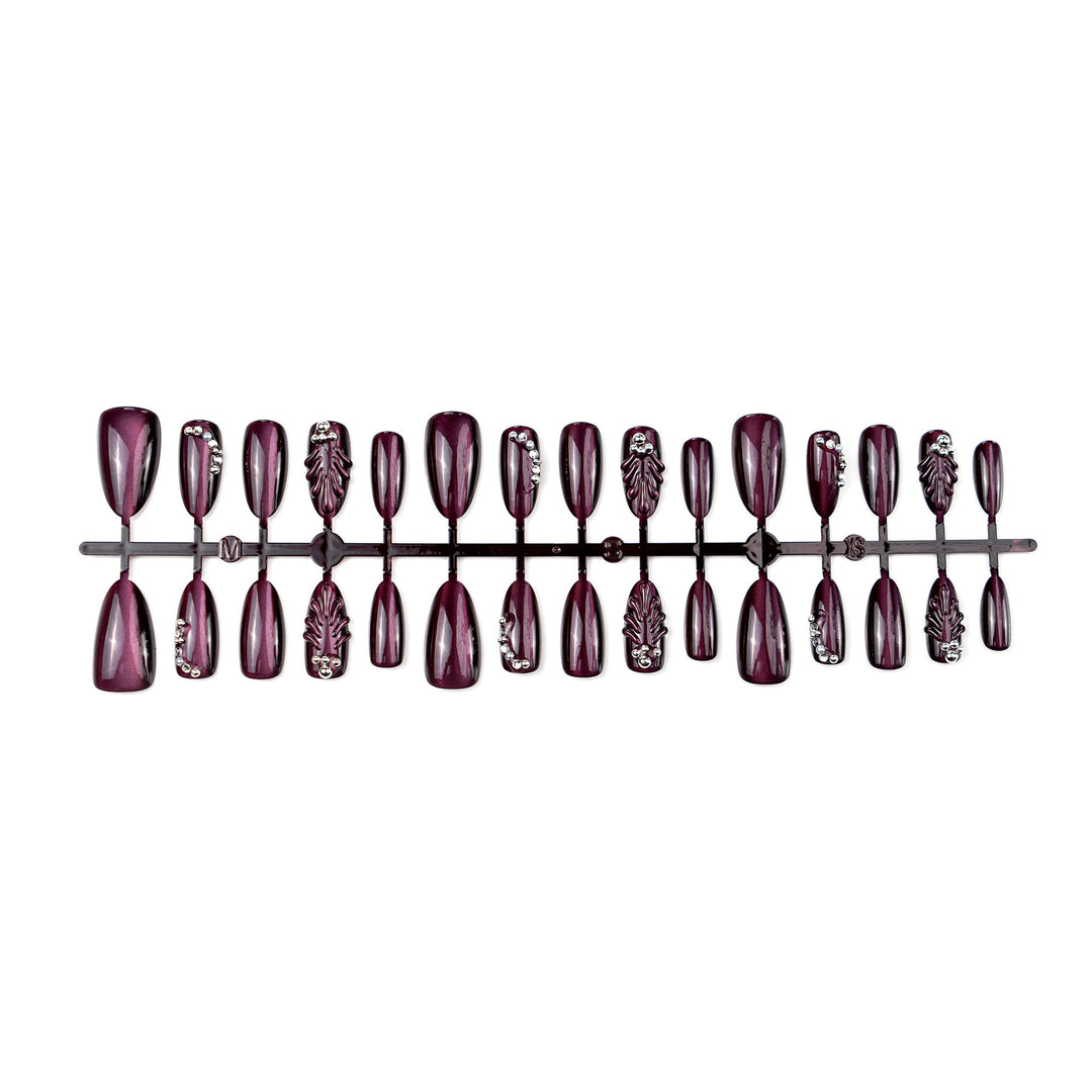 Glamorous High Gloss Artificial Nails Bowlift
