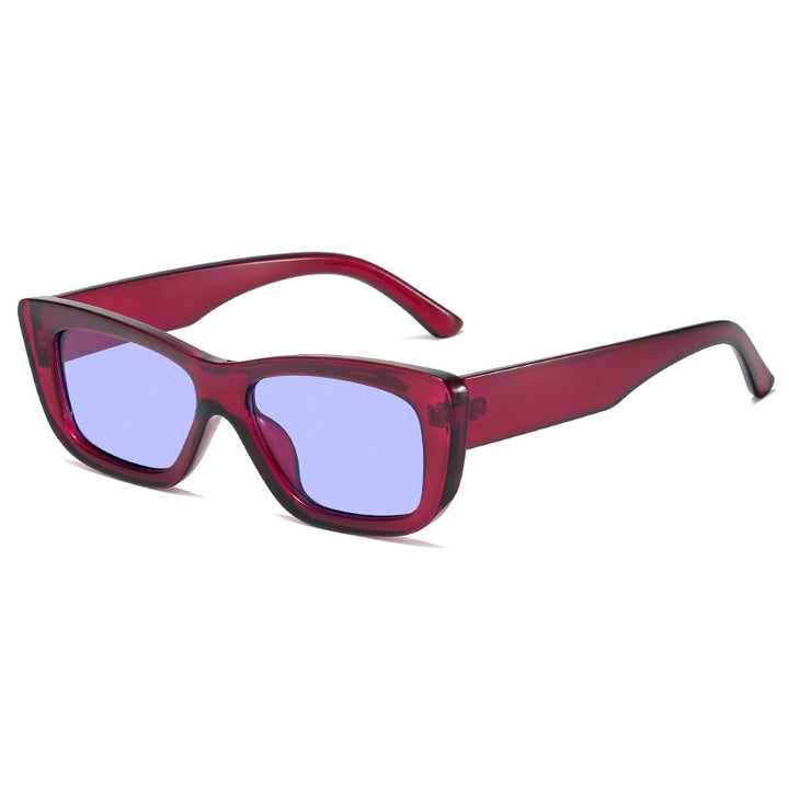 Ladies fashionable sunglasses with rectangular frame Bowlift
