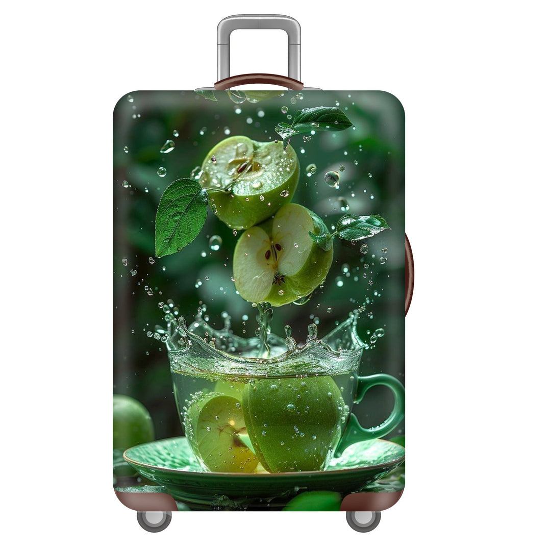 Unisex hard-shell travel suitcase with imaginative, cultural motif Bowlift