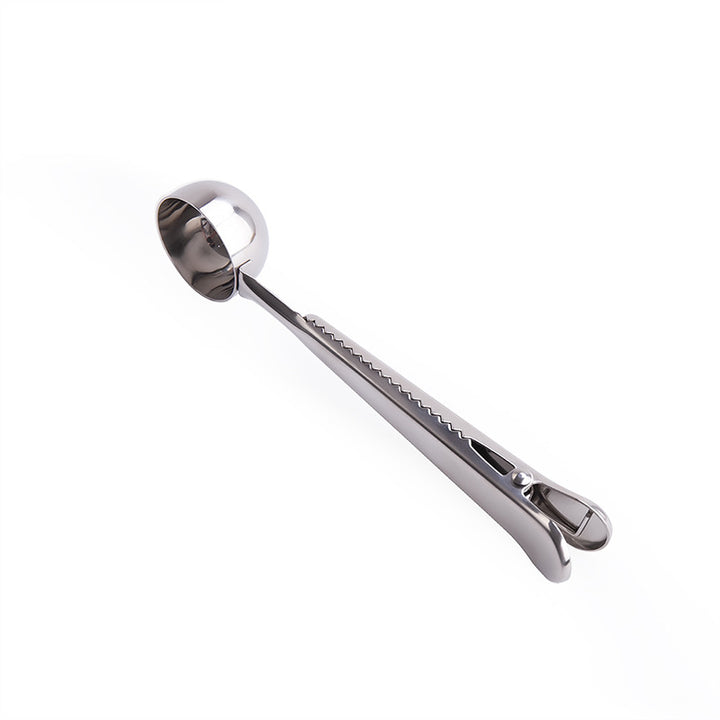 Professional Stainless Steel Coffee Measuring Scoop with Clip Bowlift