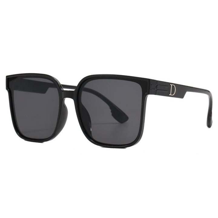 Women stylish square sunglasses with transparent frame Bowlift