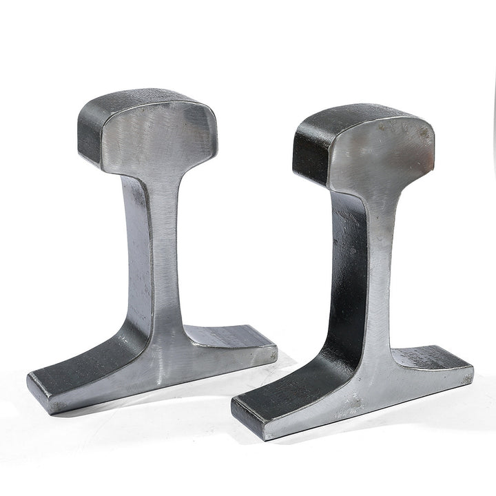 Modern Steel Bookends