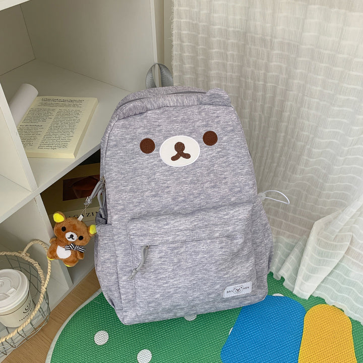 Cute Cartoon-Character Plush Backpack