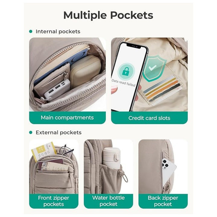 Modular Crossbody Bag with Multiple Compartments Bowlift