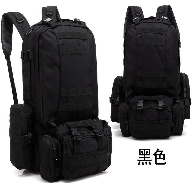Tactical Backpack With Versatile Storage Space And Modular Pockets Bowlift