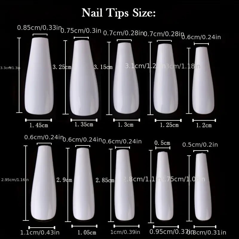 Acrylic nails for refill Bowlift