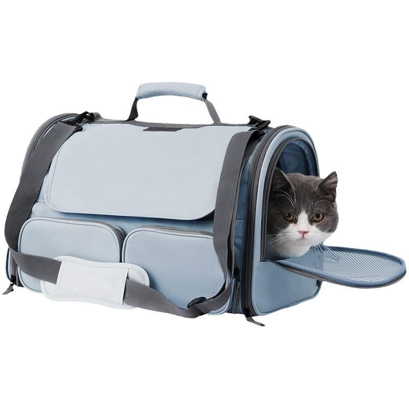 Pet Carrier Bag with Breathable Mesh Panels Bowlift