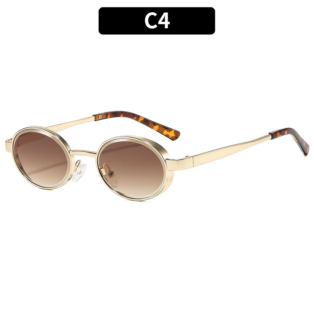 Trendy Oval Frame Optical Glasses