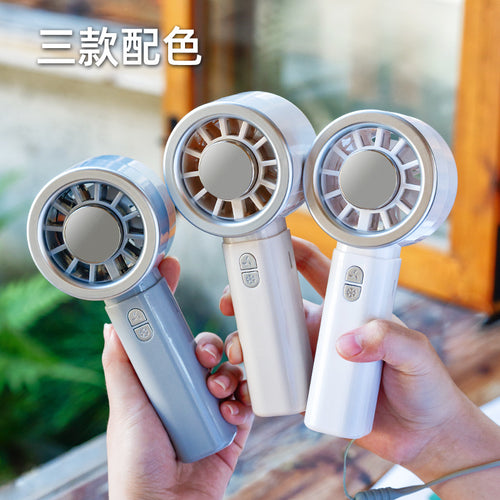 Women Portable Mini Cooling Fan with USB Connection and 5 Speeds Bowlift