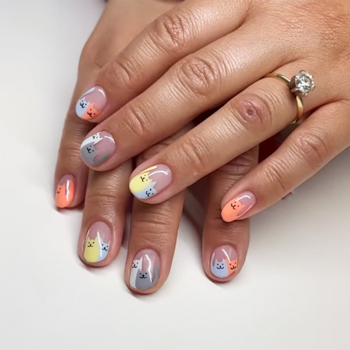 Glamorous Glittery Stiletto Press-On Nails Bowlift