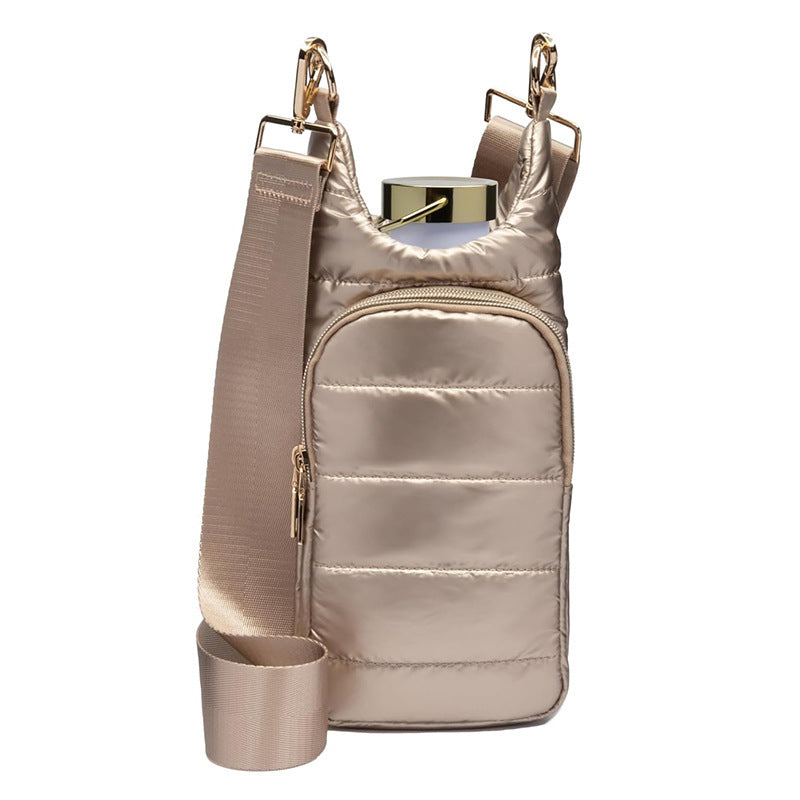 Insulated Water Bottle Carrying Bag with Versatile Compartments Bowlift