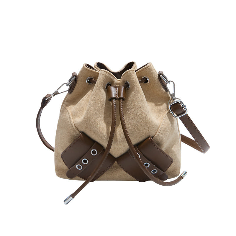 Suede Bucket Bag Bowlift