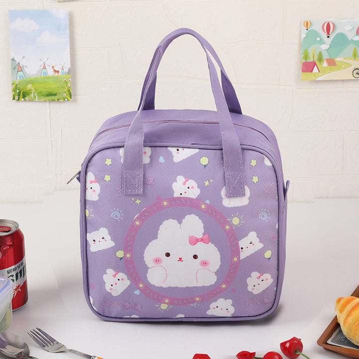 Children's Insulated Bear-Themed Lunch Bag Bowlift