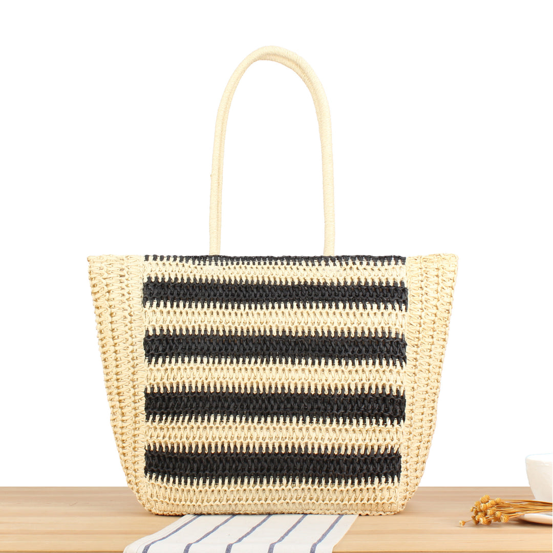 Beach bag with modern zebra pattern Bowlift