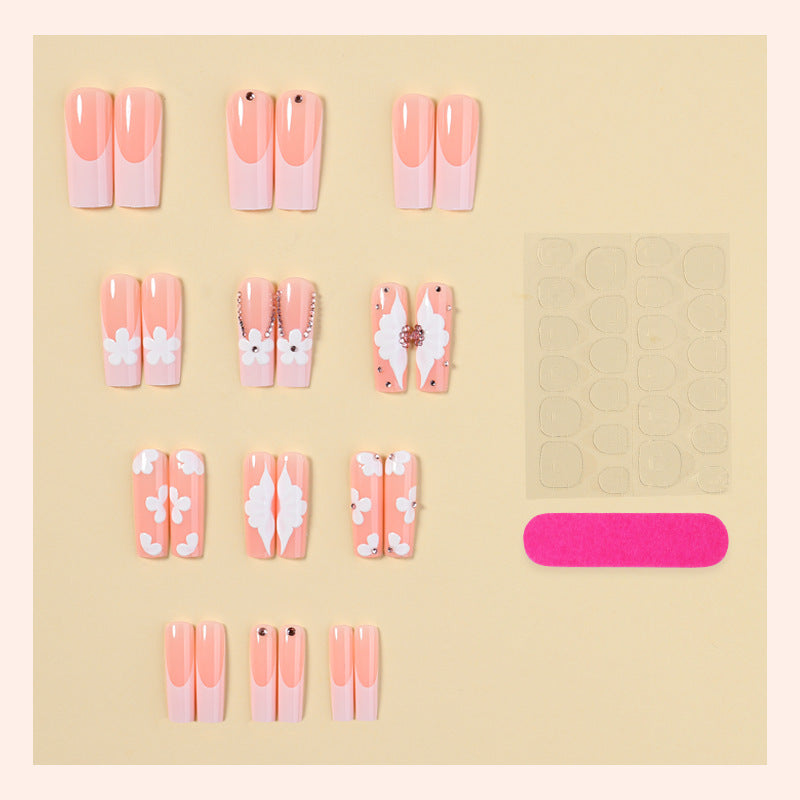 Floral Accent Press-On Nail Art Kit Bowlift