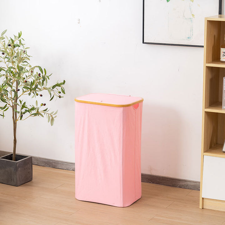 Elegant laundry basket with removable lid Bowlift