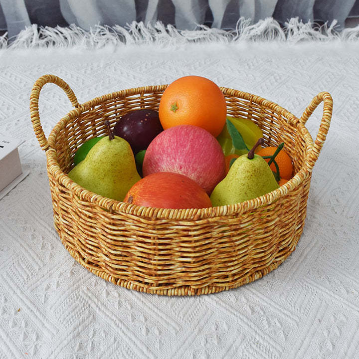 Handwoven Natural Rattan Storage Baskets Set Bowlift