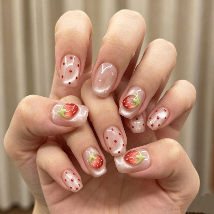 Artistic Floral Press-On Nails Bowlift 1787395011
