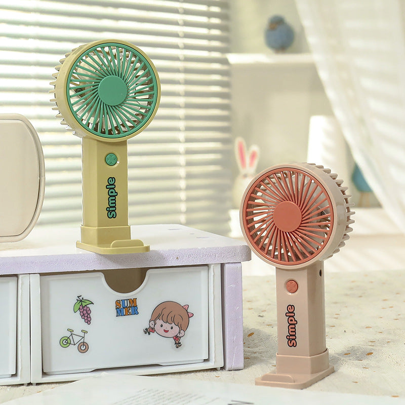 Women Portable Hand Fan with Rechargeable USB Port and Lightweight Construction Bowlift