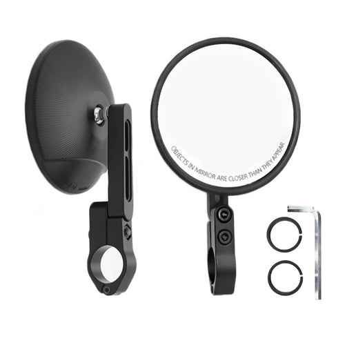 Adjustable Wide-Angle Handlebar Mirror Bowlift