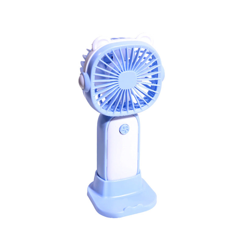 Ladies portable hand fan in cute cat design Bowlift