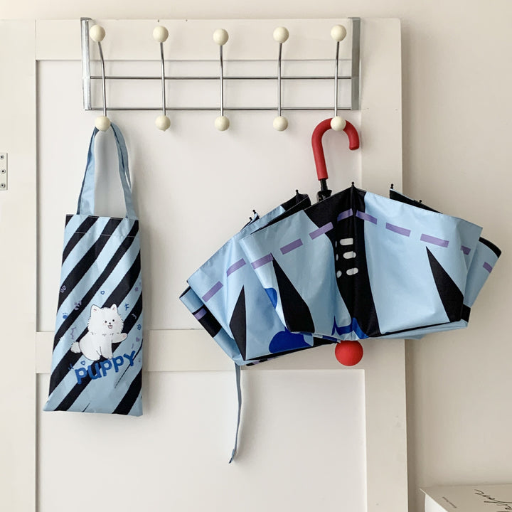 Ladies creative foldable umbrella with playful animal design Bowlift