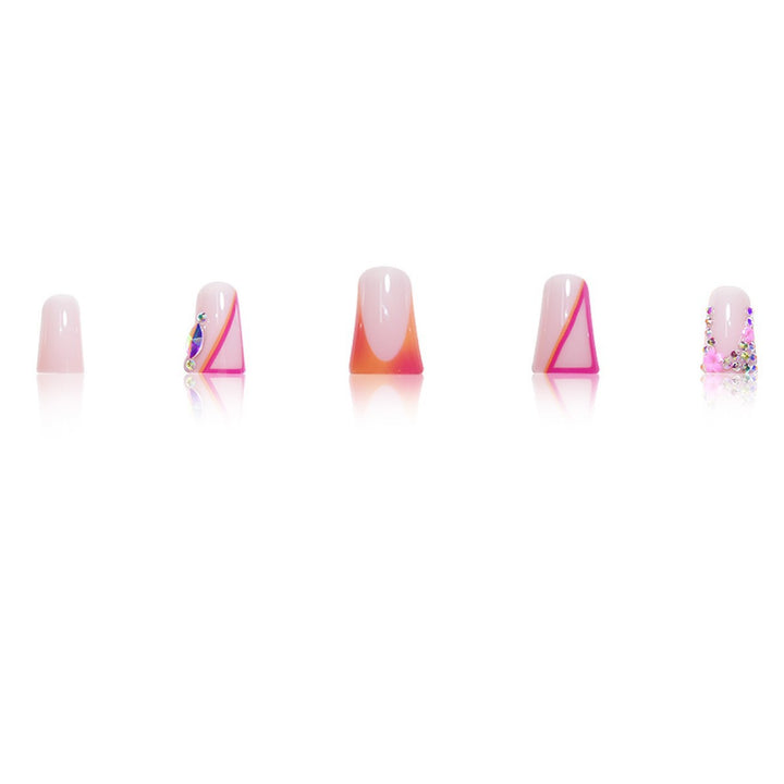 Decorative Press-On Nail Extensions Bowlift