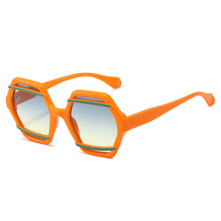 Oversized Geometric Sunglasses Bowlift