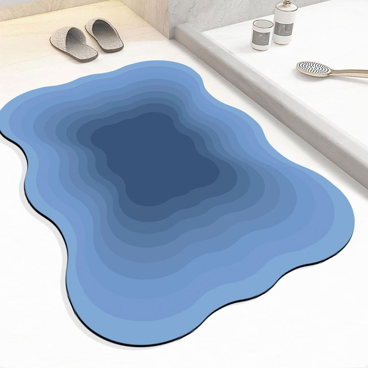 Stylish Gradient Bath Mat Bowlift