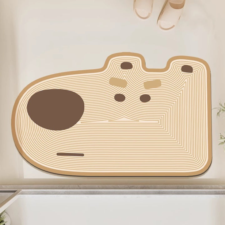 Cute Frog Design Bath Mat