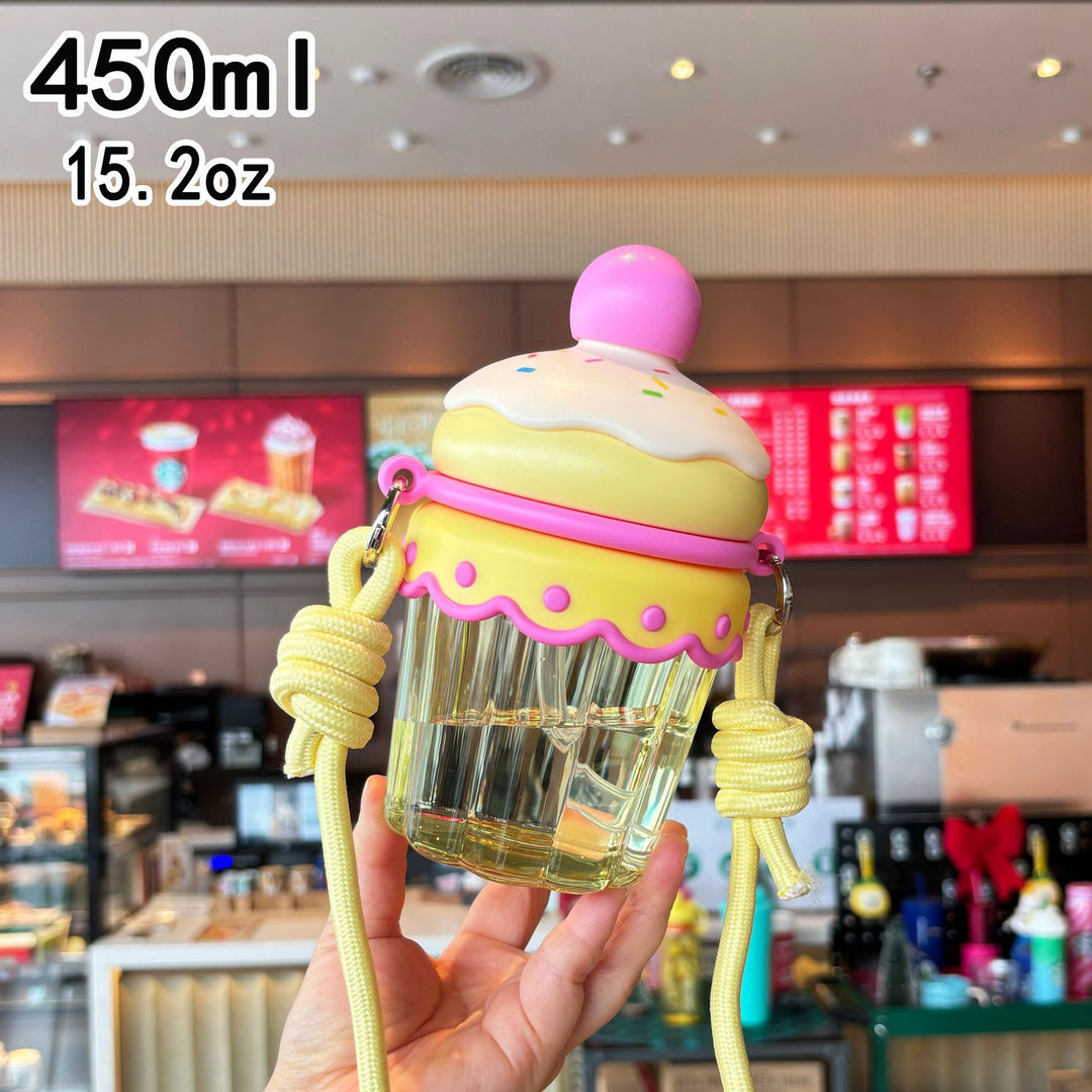 Women creative Cupcake water bottle Bowlift