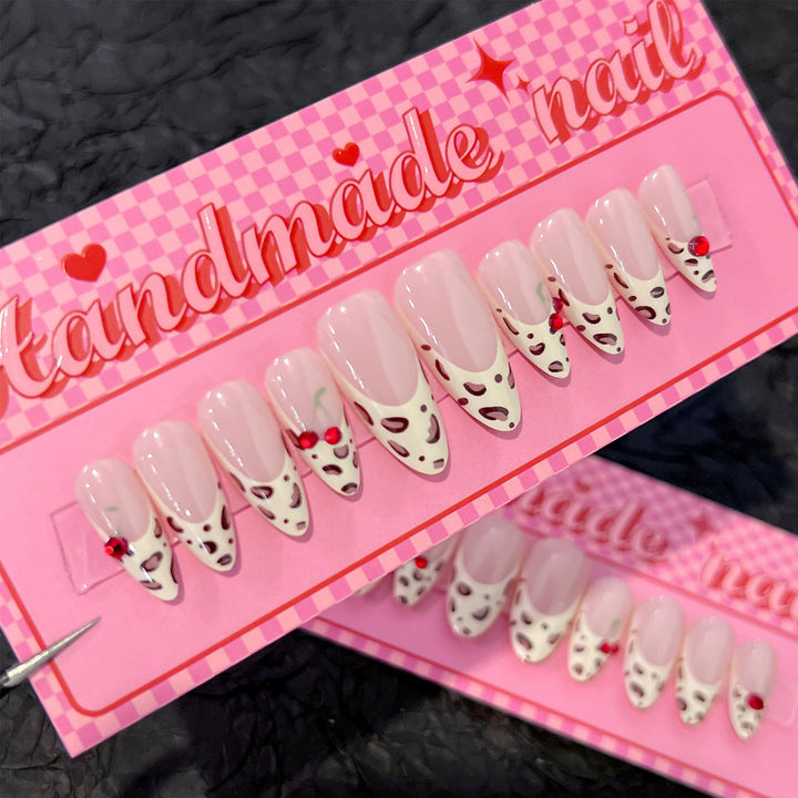 Artful Nail Creations with Cherry Design Bowlift