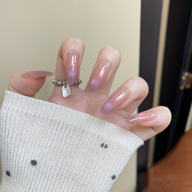 Ombre Gel Press-On Nail Set Bowlift
