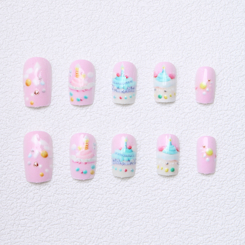 Celebration-Themed Press-On Nails Bowlift