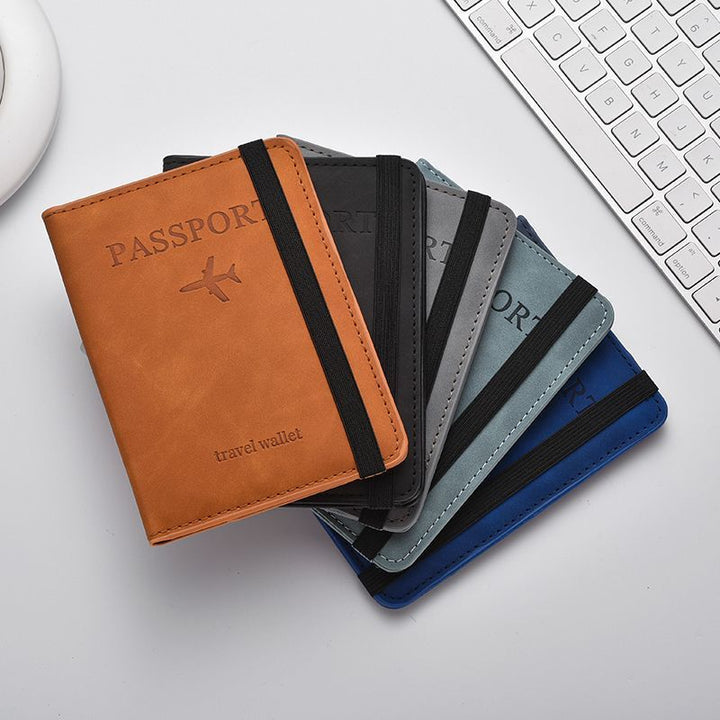 Leather Passport Holder Wallet Bowlift