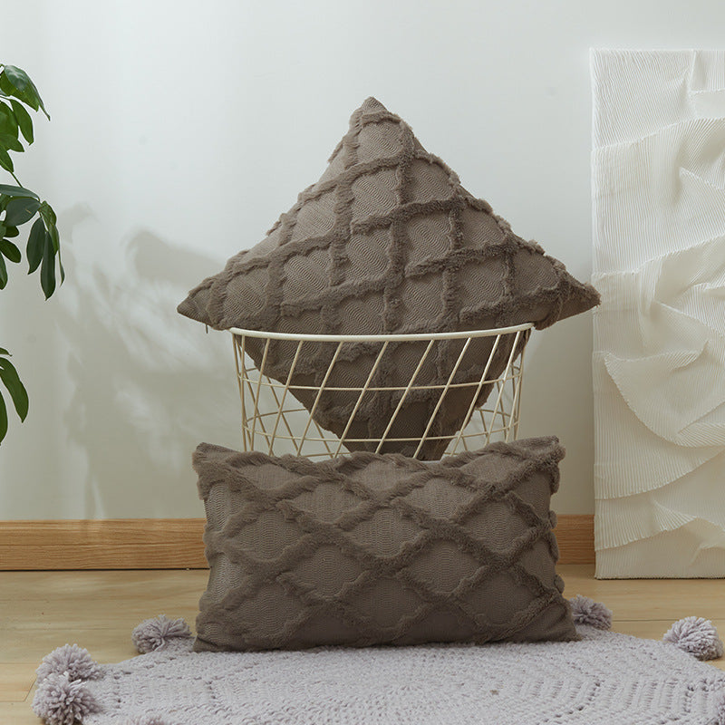 Textured Cozy Decorative Throw Pillow