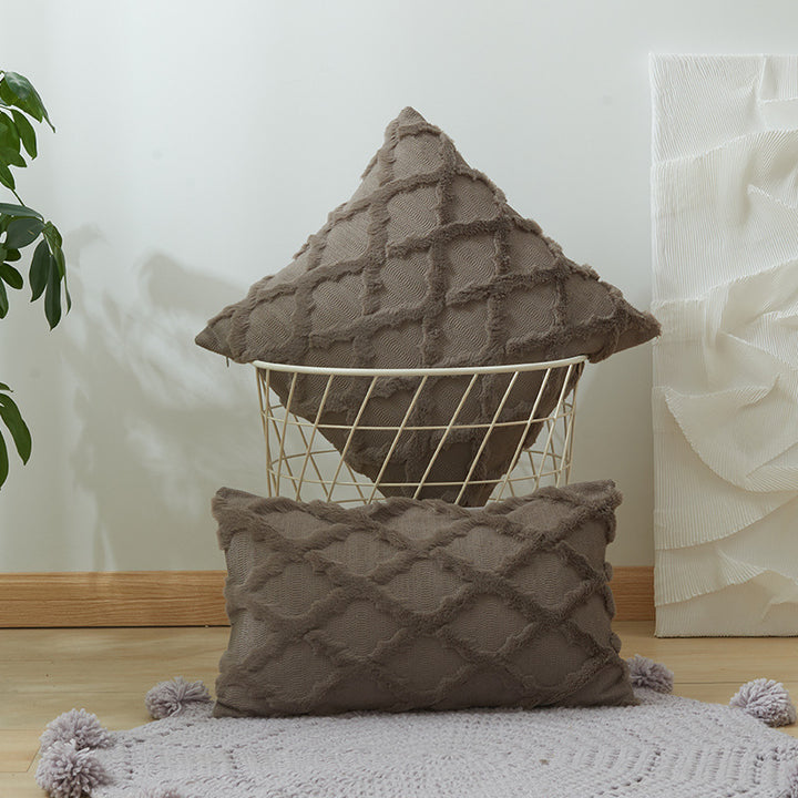Textured Cozy Decorative Throw Pillow