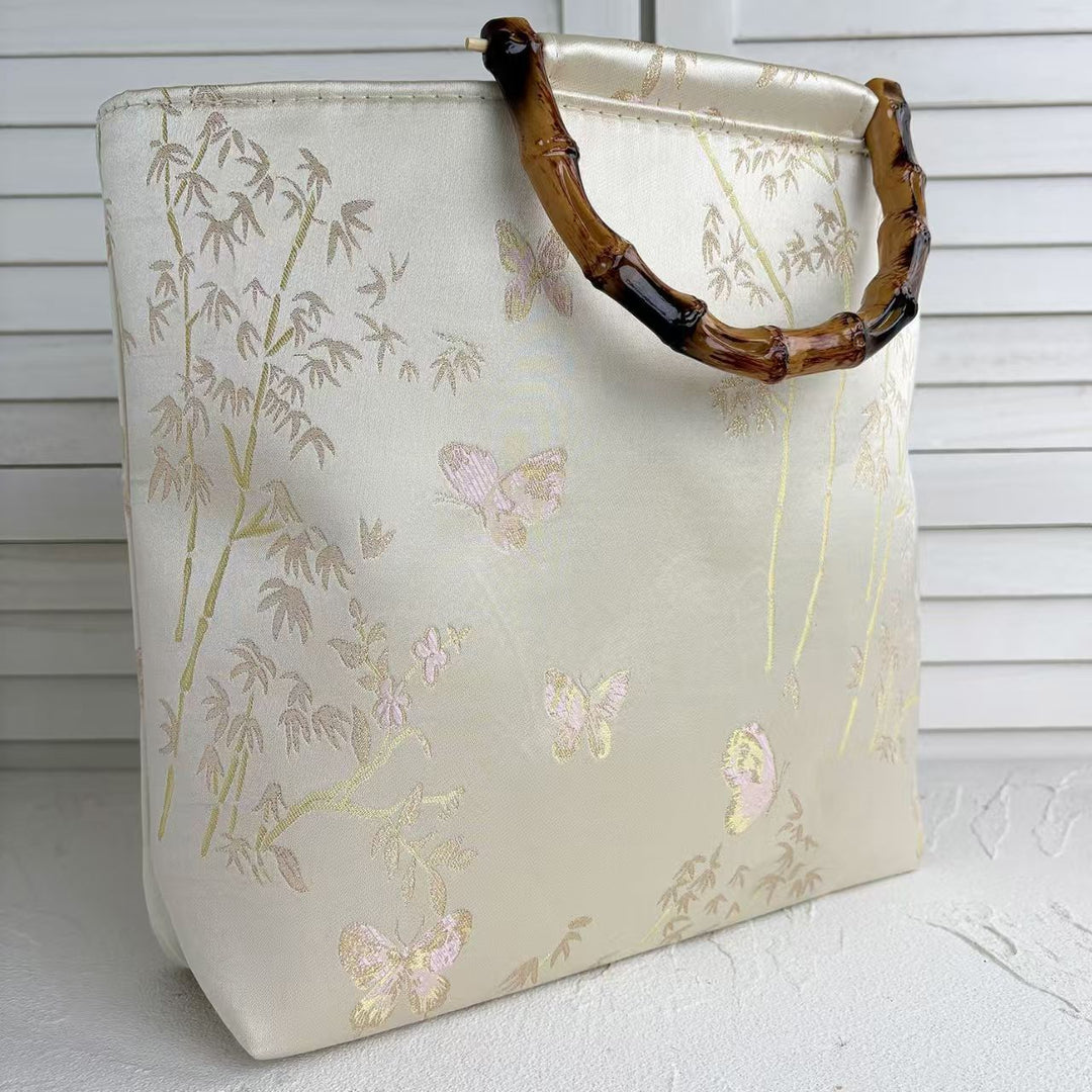 High-quality cotton tote bag with bamboo handles Bowlift