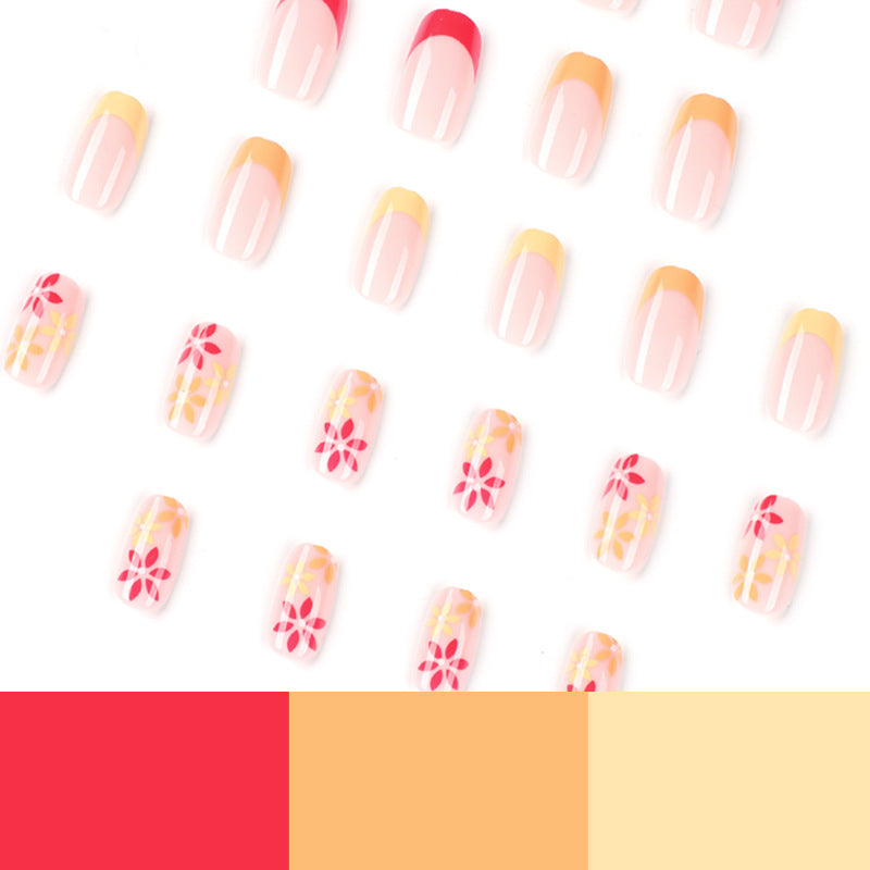 Artful nail art with delicate floral accents Bowlift